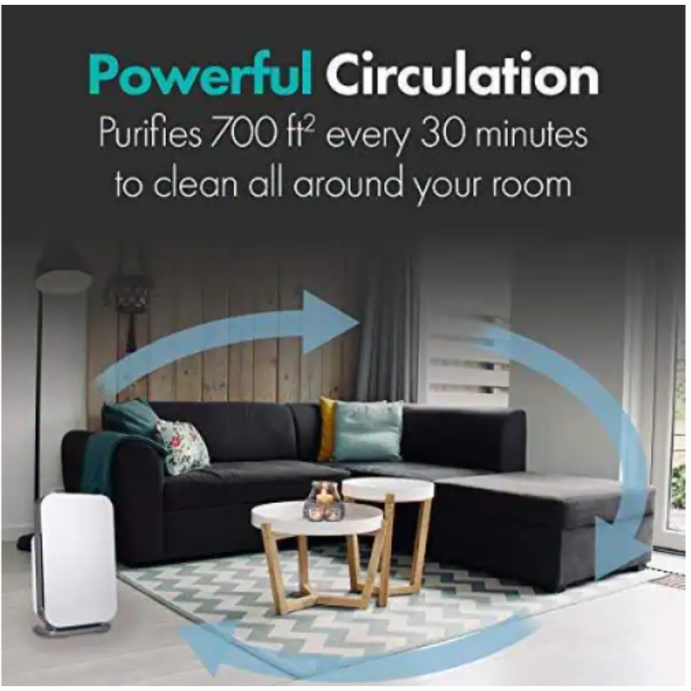Alen BreatheSmart FLEX. 700 sq.ft. True HEPA Air Purifier for Dust. Mold. AllergensDust. Mold. Allergens - Oak
