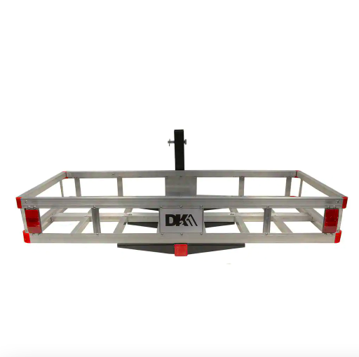DK2 HCC502A 500 lb. Capacity 50 in. x 24 in. Aluminum Hitch Cargo Carrier for 2 in. Receiver