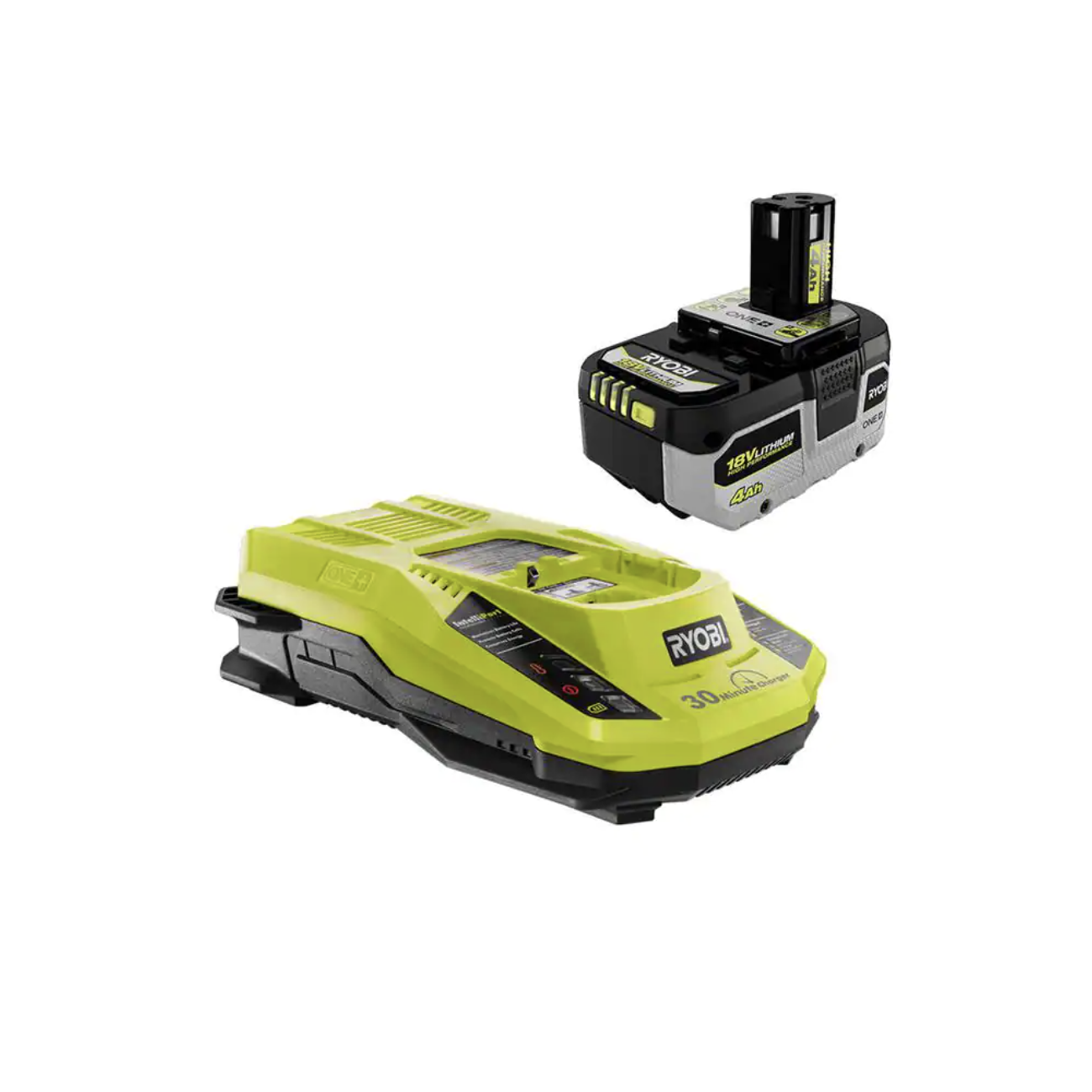 Ryobi One+ 18V Lithium-Ion Cordless PVC and PEX Cutter with HIGH Performance 4.0 Ah Battery and Charger Kit