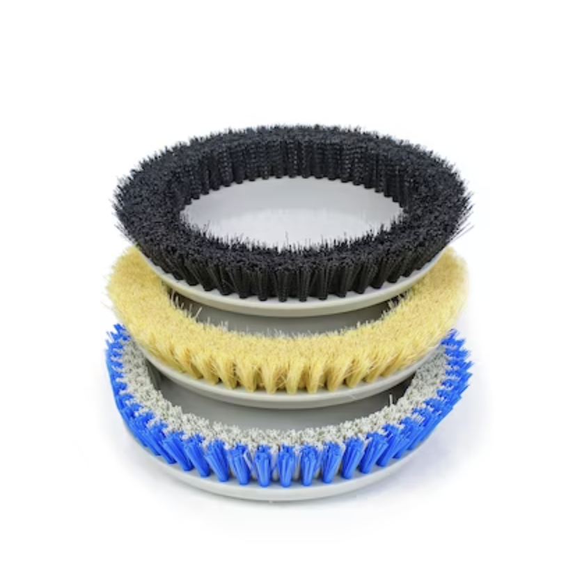 Prolux 12-in Scrub Floor Polisher Brush. Set of 3