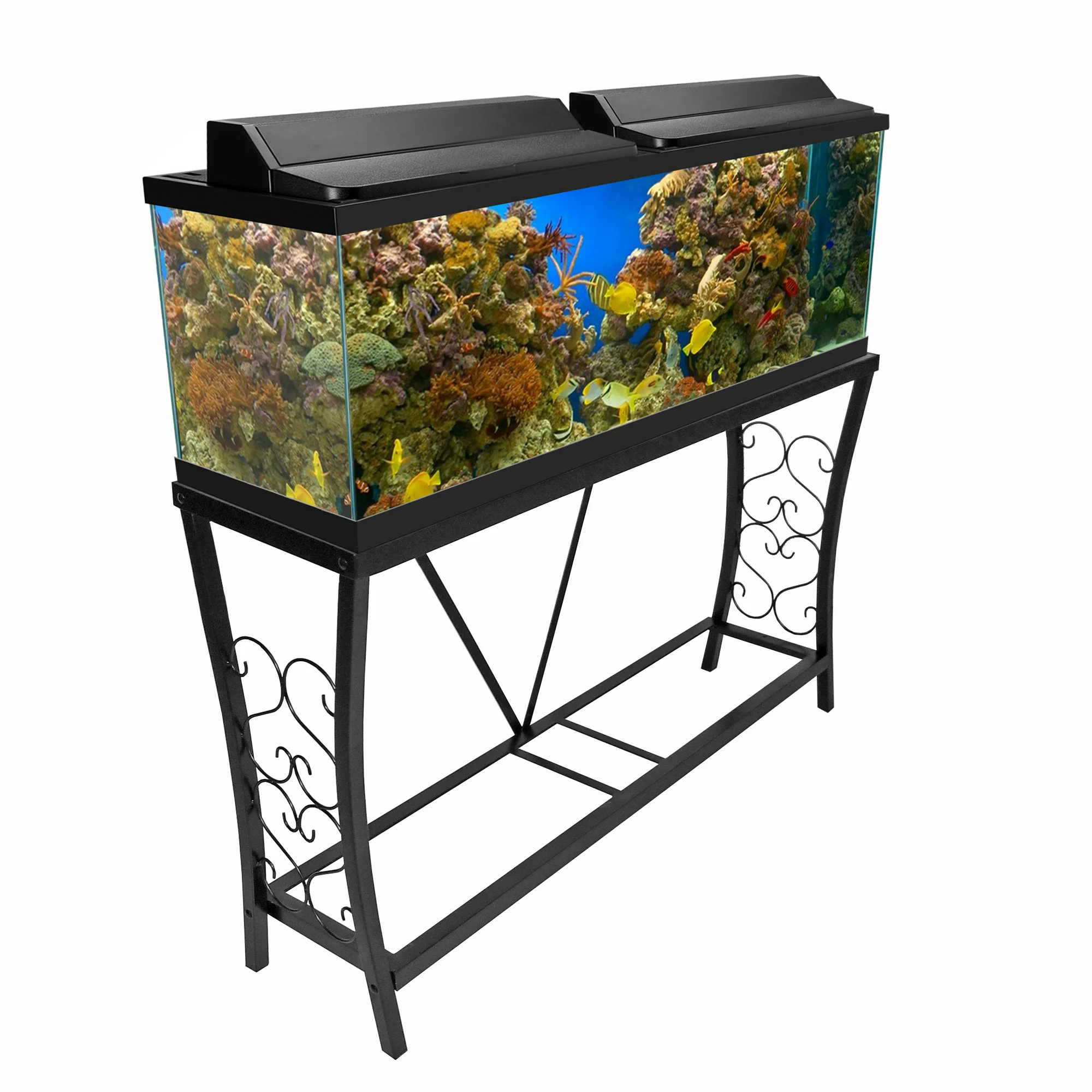 Aquatic Fundamentals 55-Gallon Metal Aquarium Stand