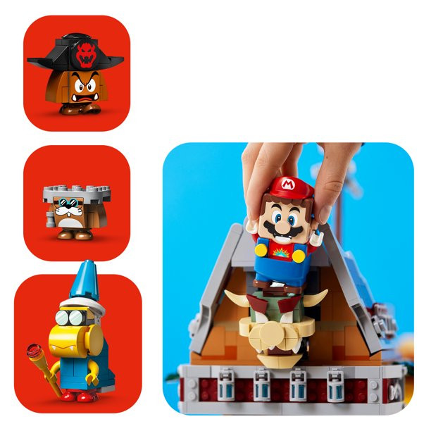 Lego Super Mario Bowser's Airship Expansion Set 71391 Collectible Building Toy (1.152 Pieces)