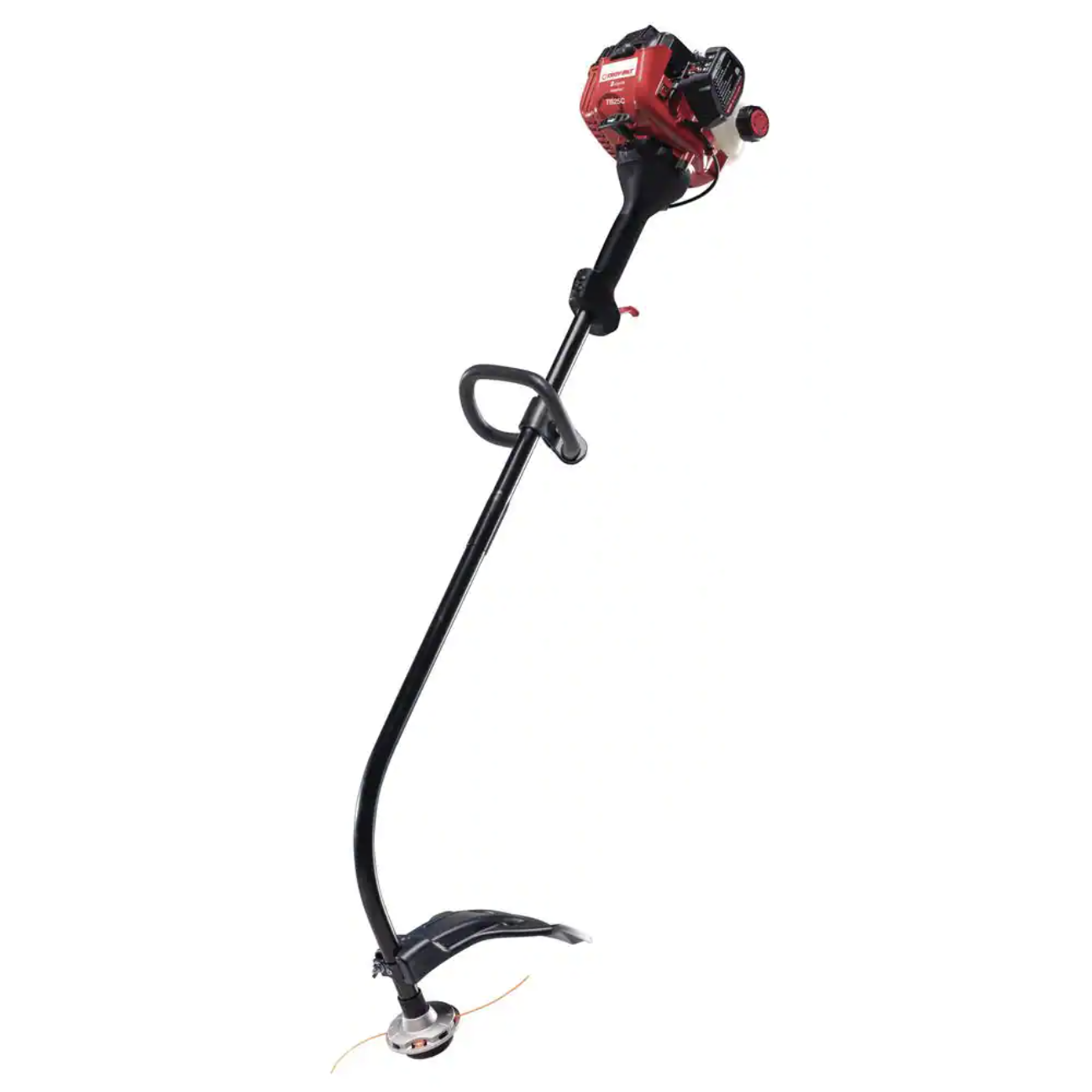 Troy-Bilt 25 cc 2-Stroke Curved Shaft Gas Trimmer with Fixed Line Trimmer Head