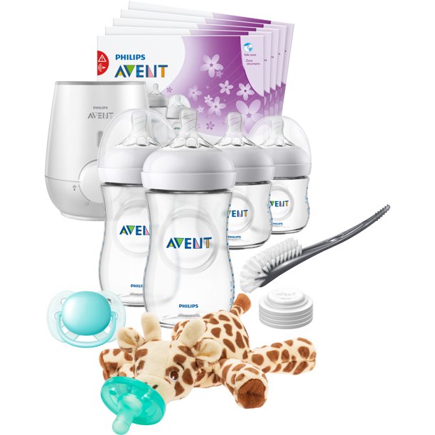Philips Avent Natural All In One Gift Set With Snuggle Giraffe