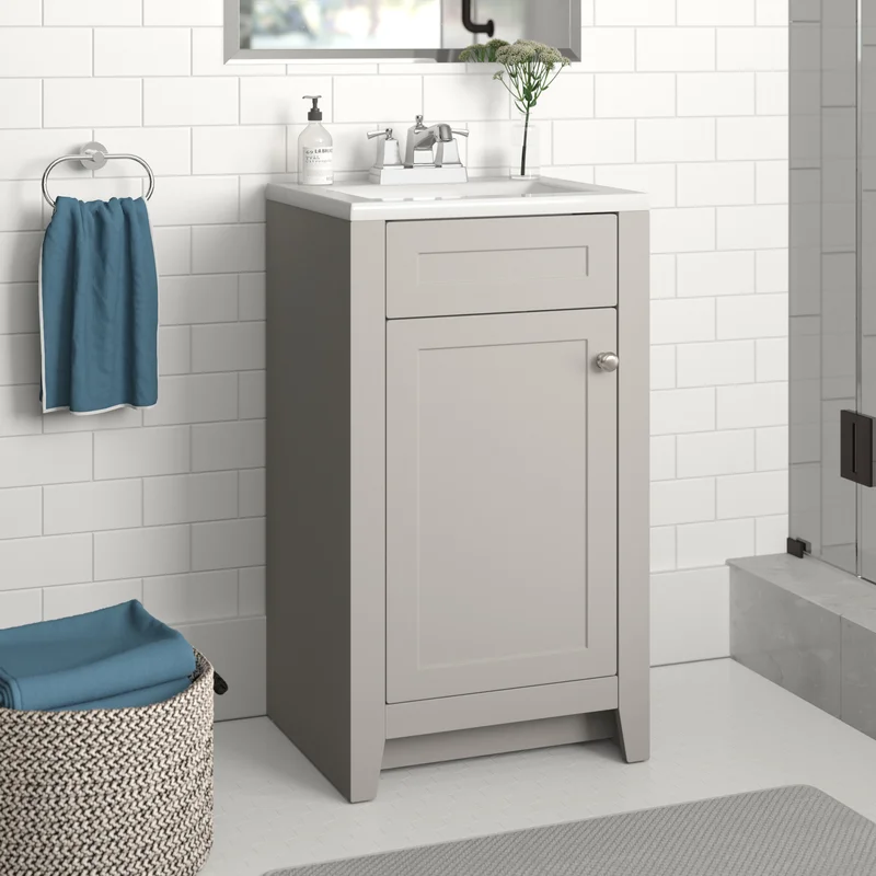 Zipcode Design Adriano 18.25” Free-standing Single Bathroom Vanity