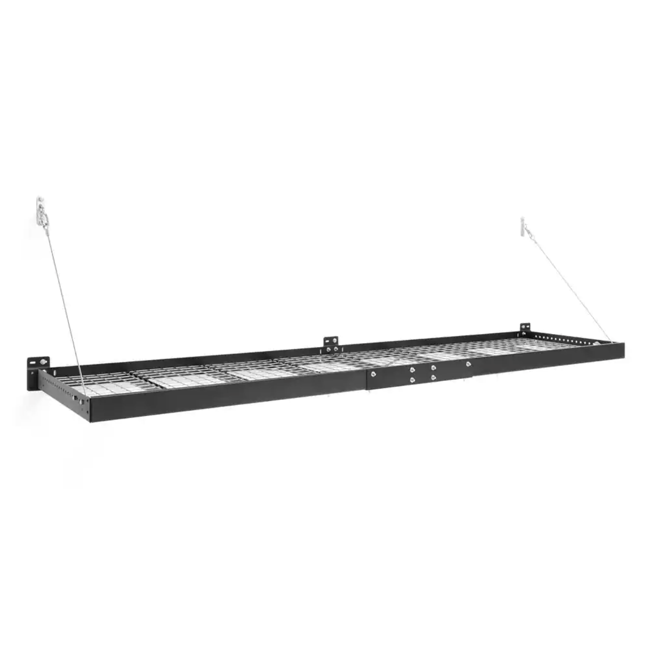 NewAge Products Pro Series 2 ft. x 8 ft. Garage Wall Shelving in Black