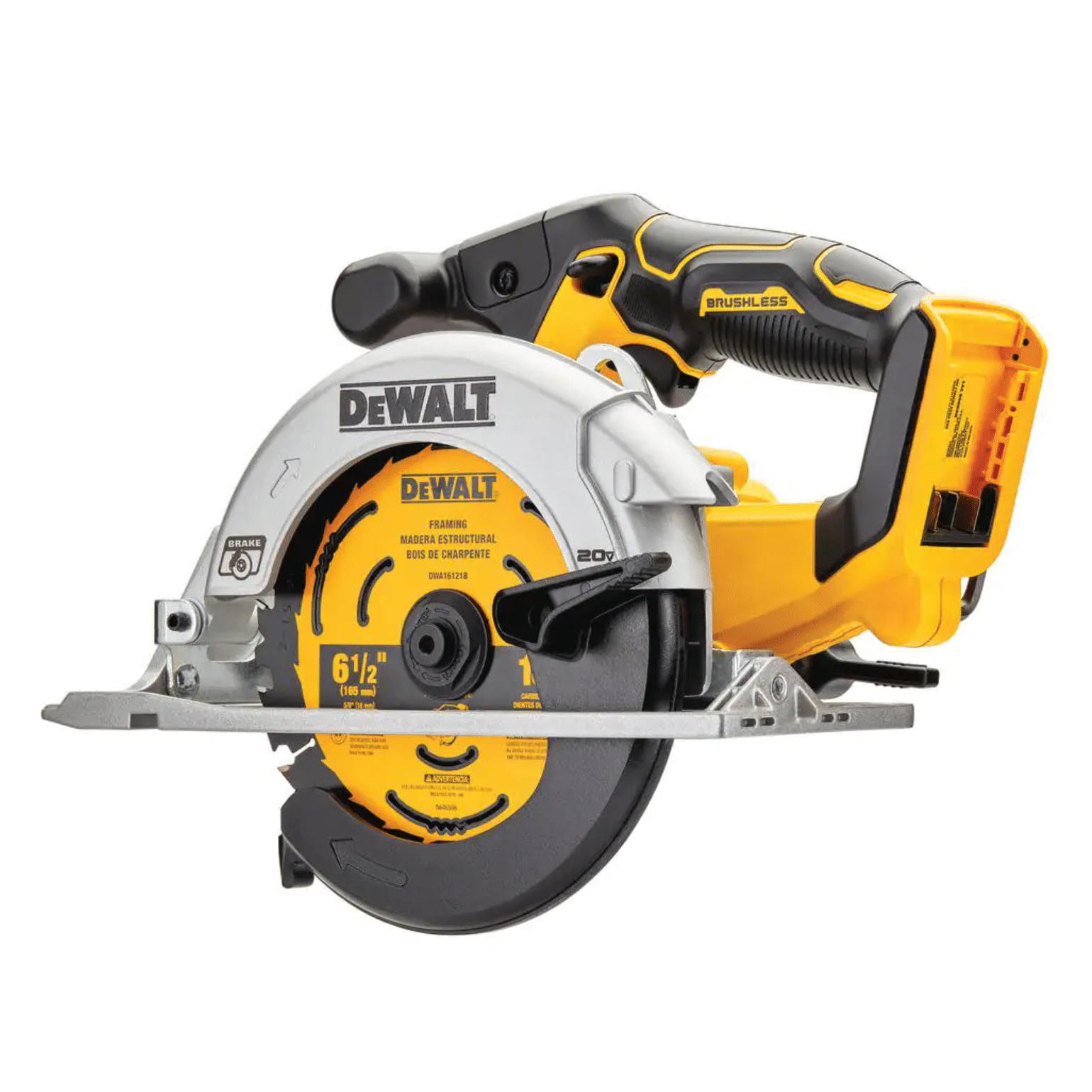 Dewalt 20-Volt Max Cordless Brushless 6-1/2 in. Circular Saw. Tool-Only (DCS565B)