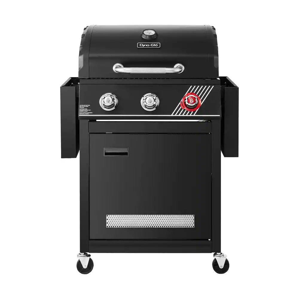 Dyna-Glo 3-Burner Propane Gas Grill In Matte Black With TriVantage Multifunctional Cooking System