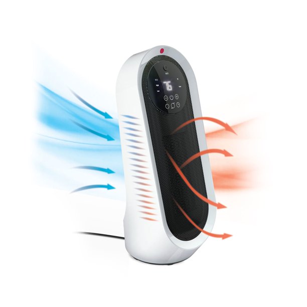 Atomi Smart Wifi 1500W Oscillating Ceramic Portable Personal Tabletop Heater