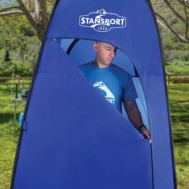 Stansport Pop-Up Privacy Shelter. Blue