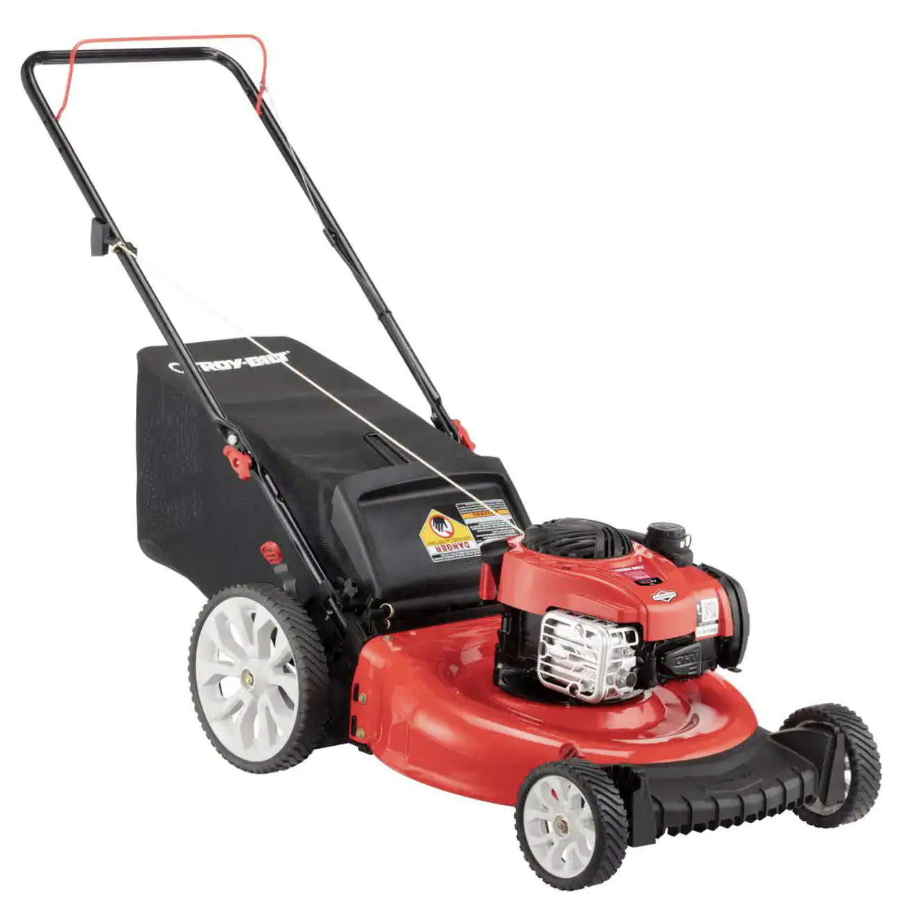 Troy-Bilt 21in. 140cc Briggs & Stratton Gas Push Lawn Mower with Rear bag and Mulching Kit Included