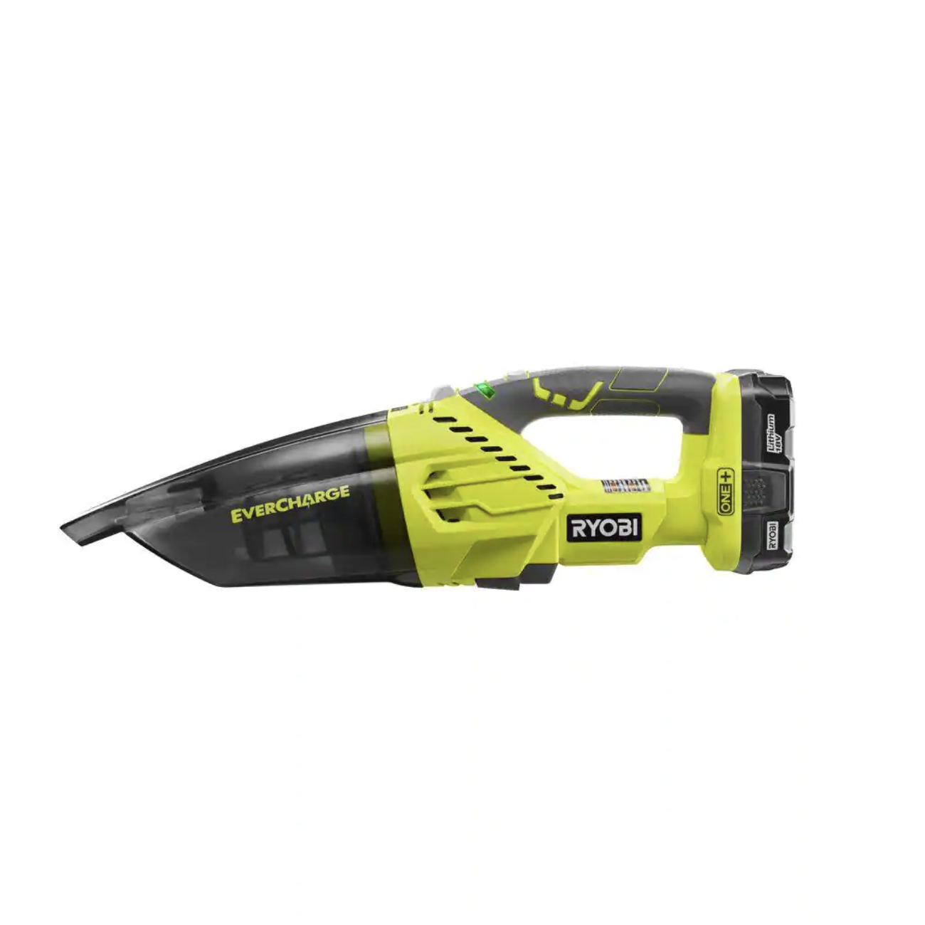 Ryobi ONE+ 18V Lithium-Ion Cordless EVERCHARGE Hand Vacuum Kit