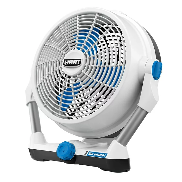Hart 20-Volt Hybrid 12-inch Fan (Battery Not Included)