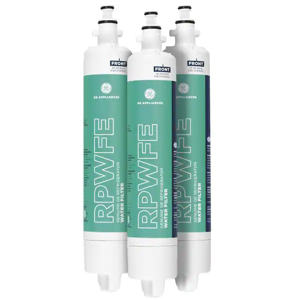 GE Genuine RPWFE Replacement Water Filter for Compatible GE Refrigerators (3-Pack)