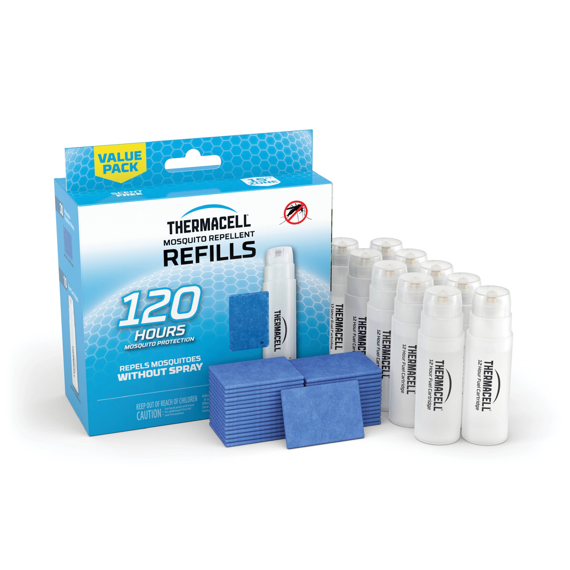 Thermacell Mosquito Repellent Refills with 120-Hour Mosquito Protection. 10 Pack