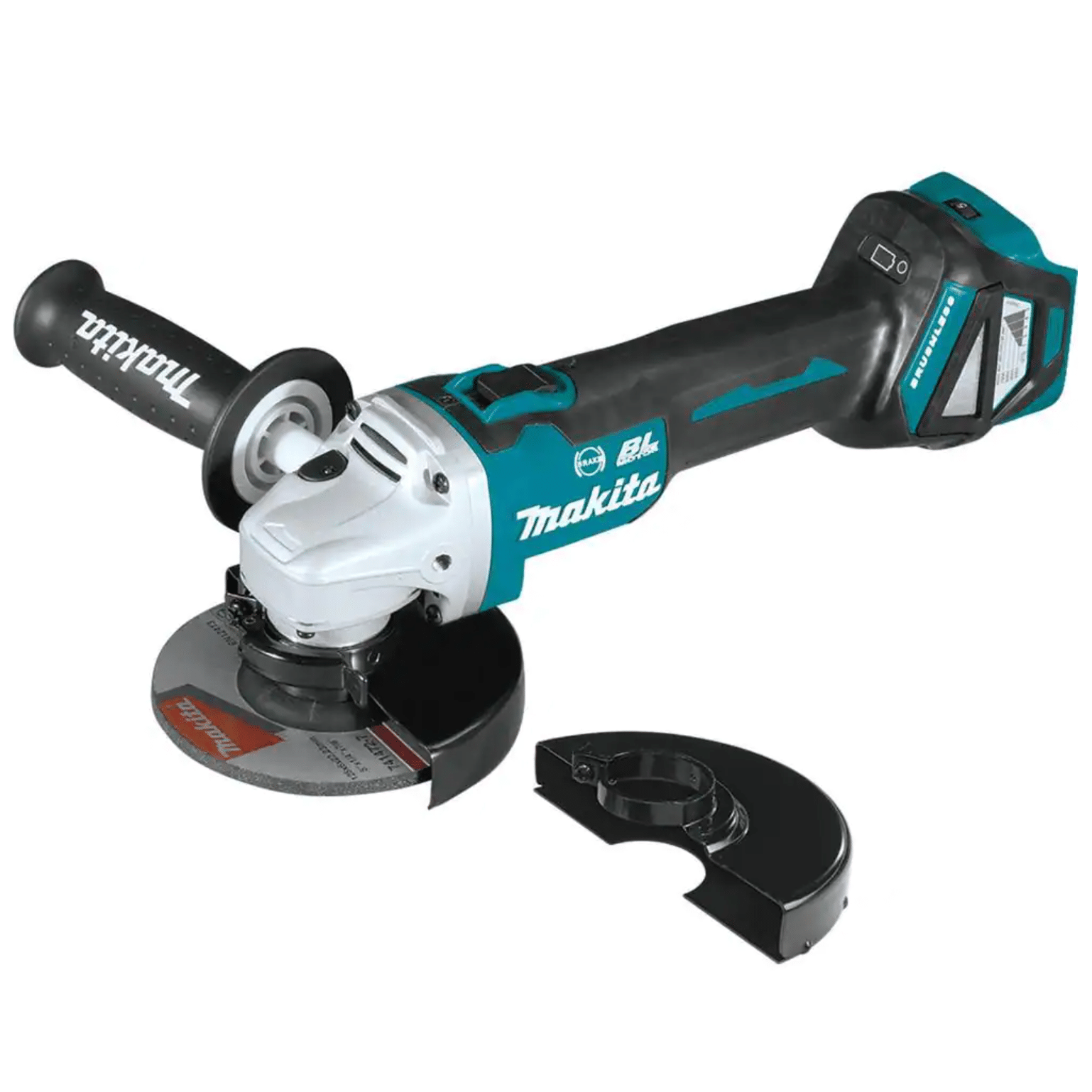 Makita 18-Volt LXT Brushless 4-1/2 in. / 5 in. Cordless Cut-Off/Angle Grinder with Electric Brake. Tool Only (XAG16Z)