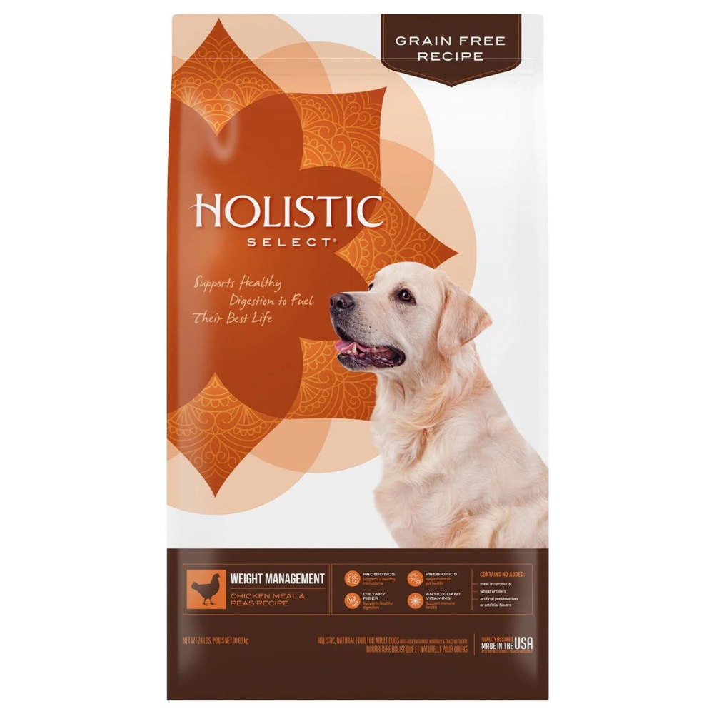 Holistic Select Weight Management Chicken Meal & Peas. 24-lb bag