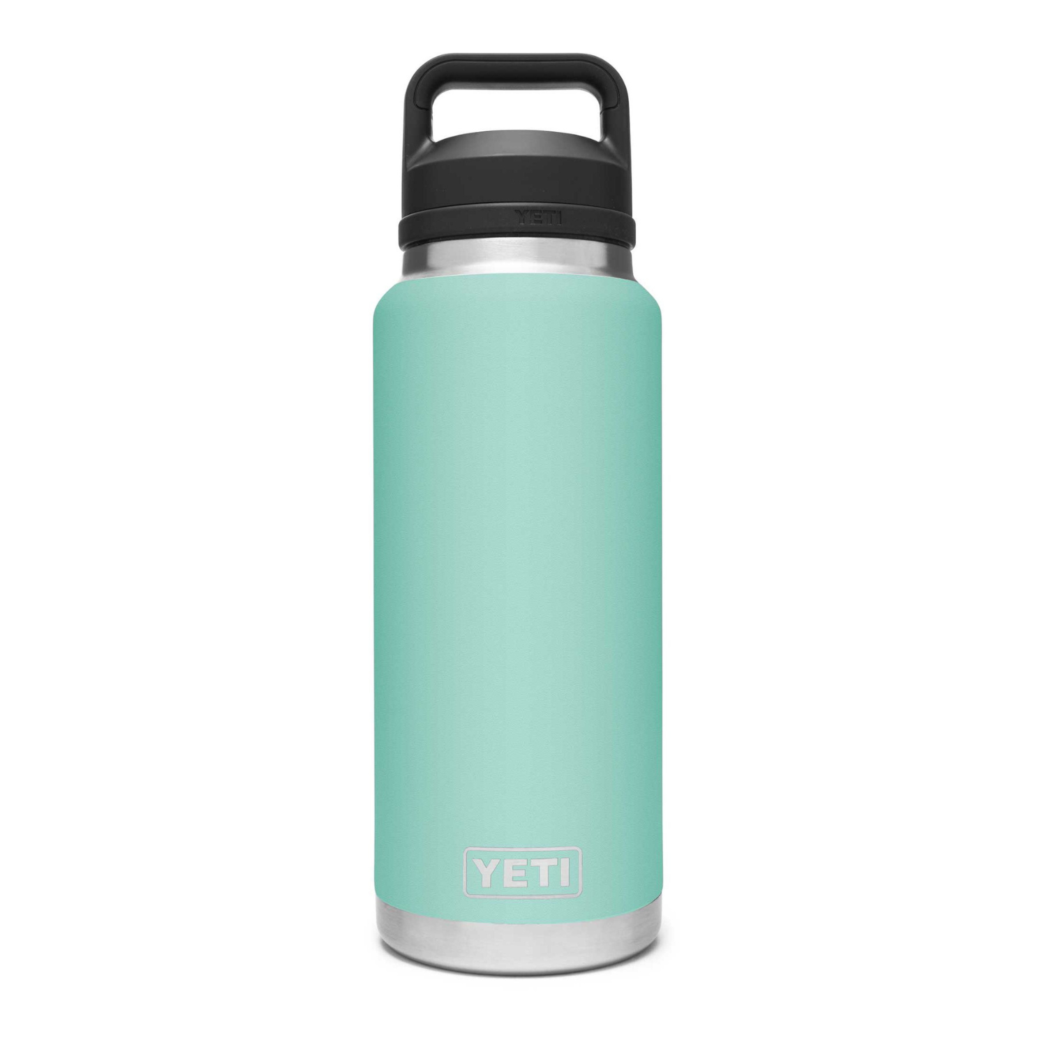 Yeti 36 oz. Rambler Bottle with Chug Cap. Seafoam