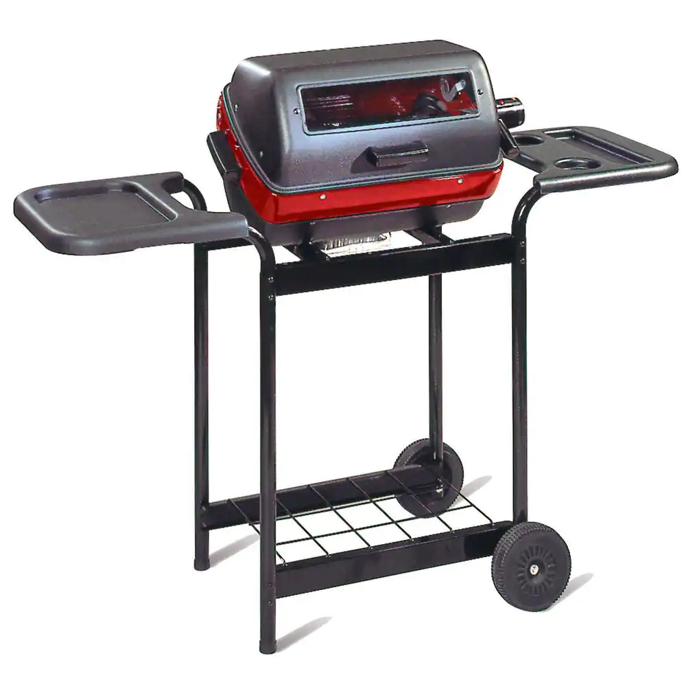 Americana Deluxe Electric Cart Grill In Black