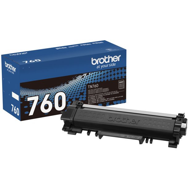 Brother Genuine High Yield Toner Cartridge. TN760