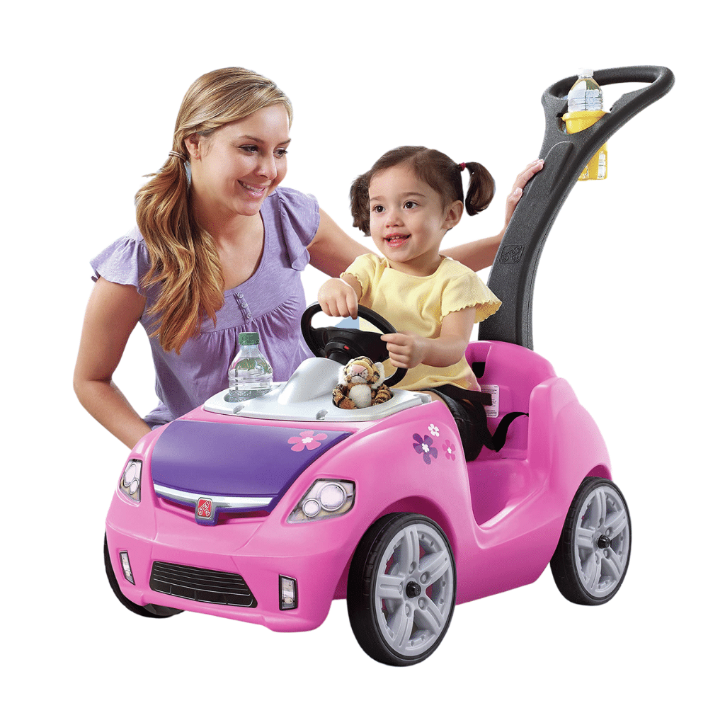 Step2 Whisper Ride II Kids Push Car. Pink