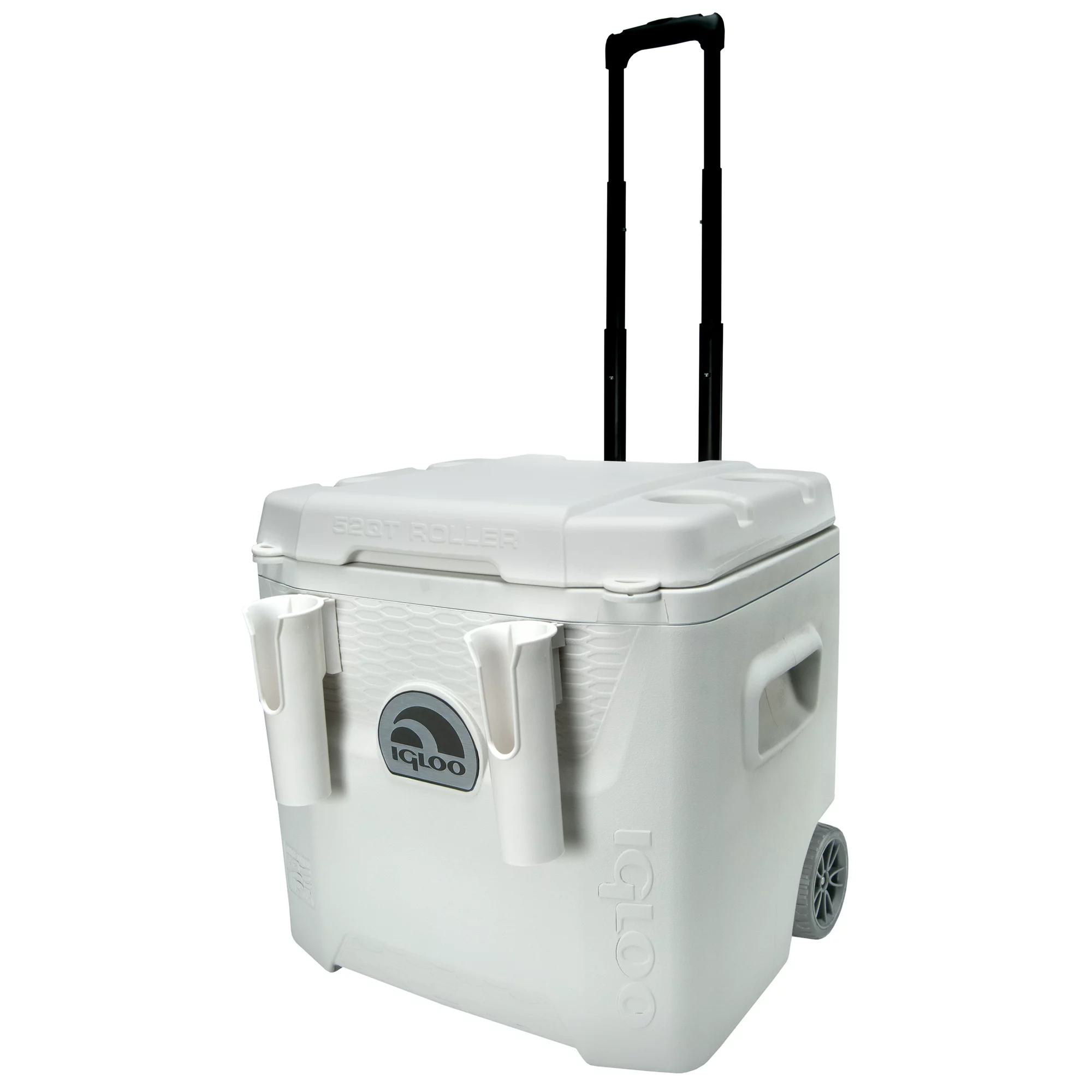 Igloo 52 qt. 5-Day Marine Ice Chest Cooler with Wheels. White