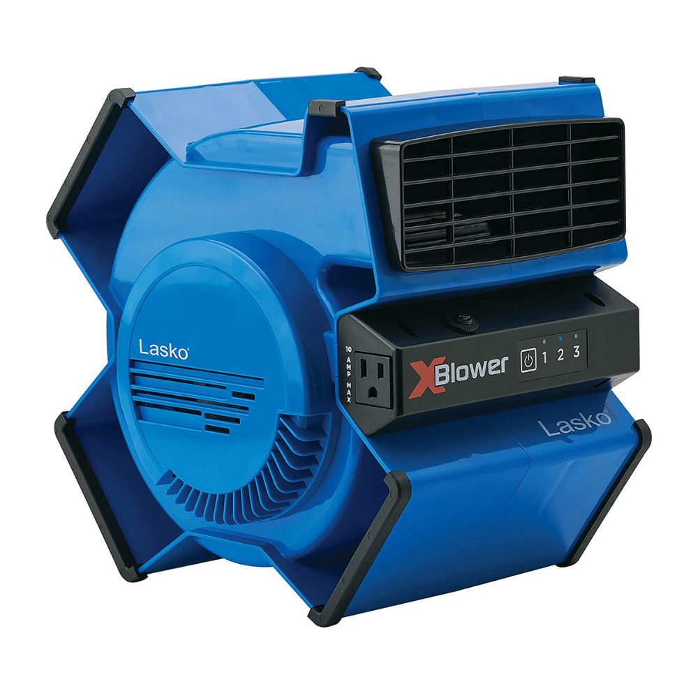 Lasko X12905 X-Blower Multi-Position Utility Blower Floor Fan. Blue