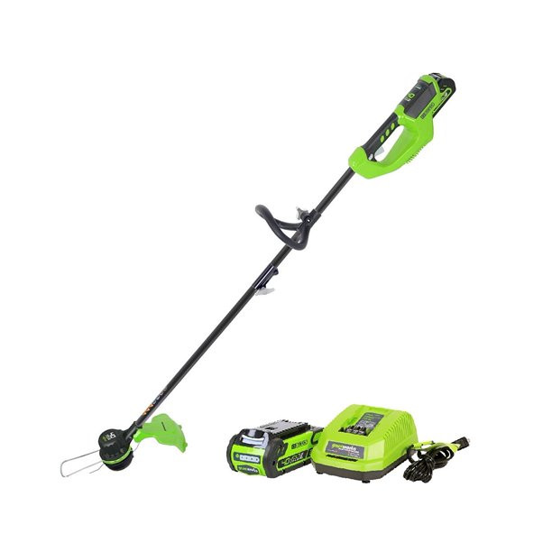 Greenworks 40V 14-inch String Trimmer w/2.0 Ah Battery (ST40L210)
