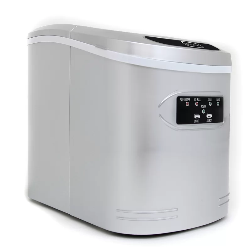 Whynter Compact Portable Ice Maker 27 lb Capacity Silver. IMC-270MS