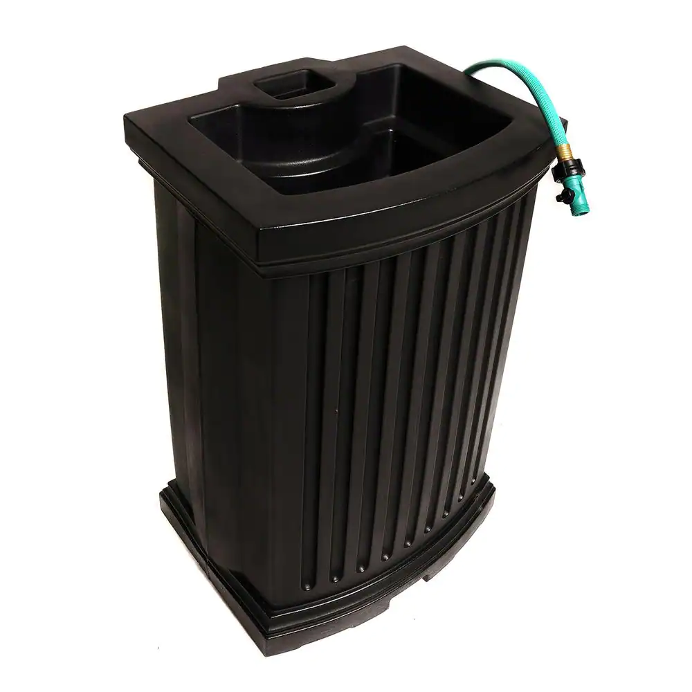 Mayne Madison 40 Gal. Black Polyethylene Rain Catcher
