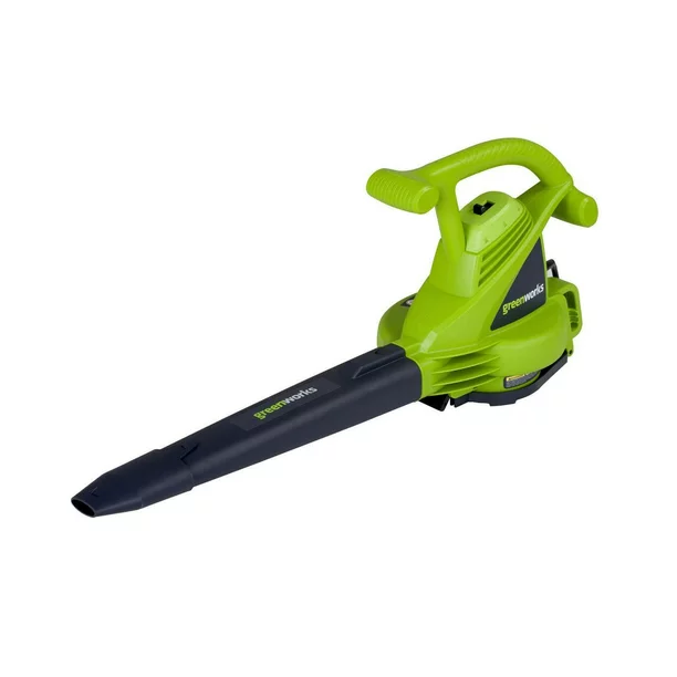 Greenworks 12 Amp 375 CFM Corded Electric Leaf Blower/Mulcher/Vacuum. 24022