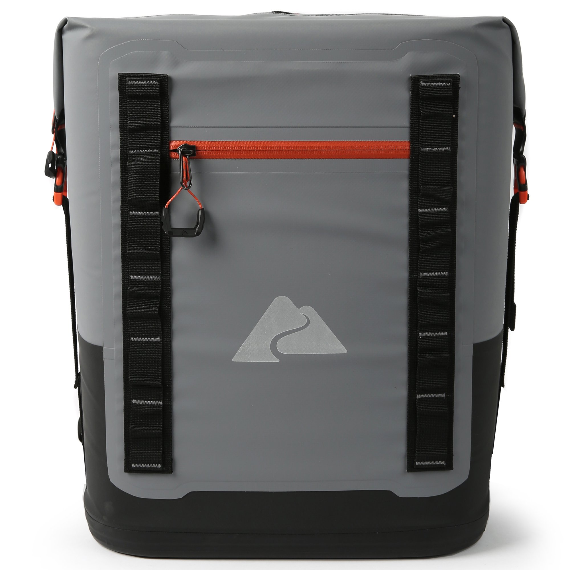 Ozark Trail 24 Can Welded Cooler. Wide Mouth Cooler Backpack with Microban. Gray