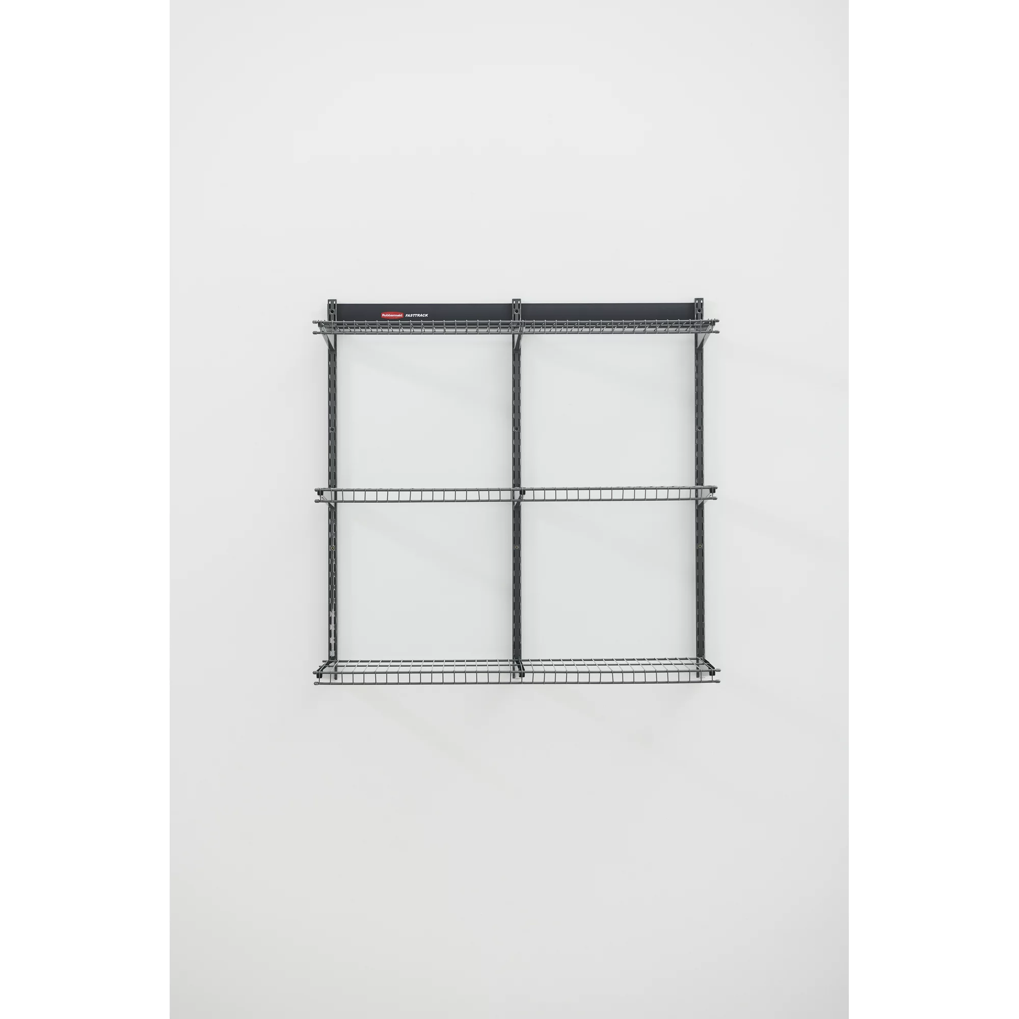Rubbermaid FastTrack Garage Storage All-in-One Rail Shelving Kit. 36″