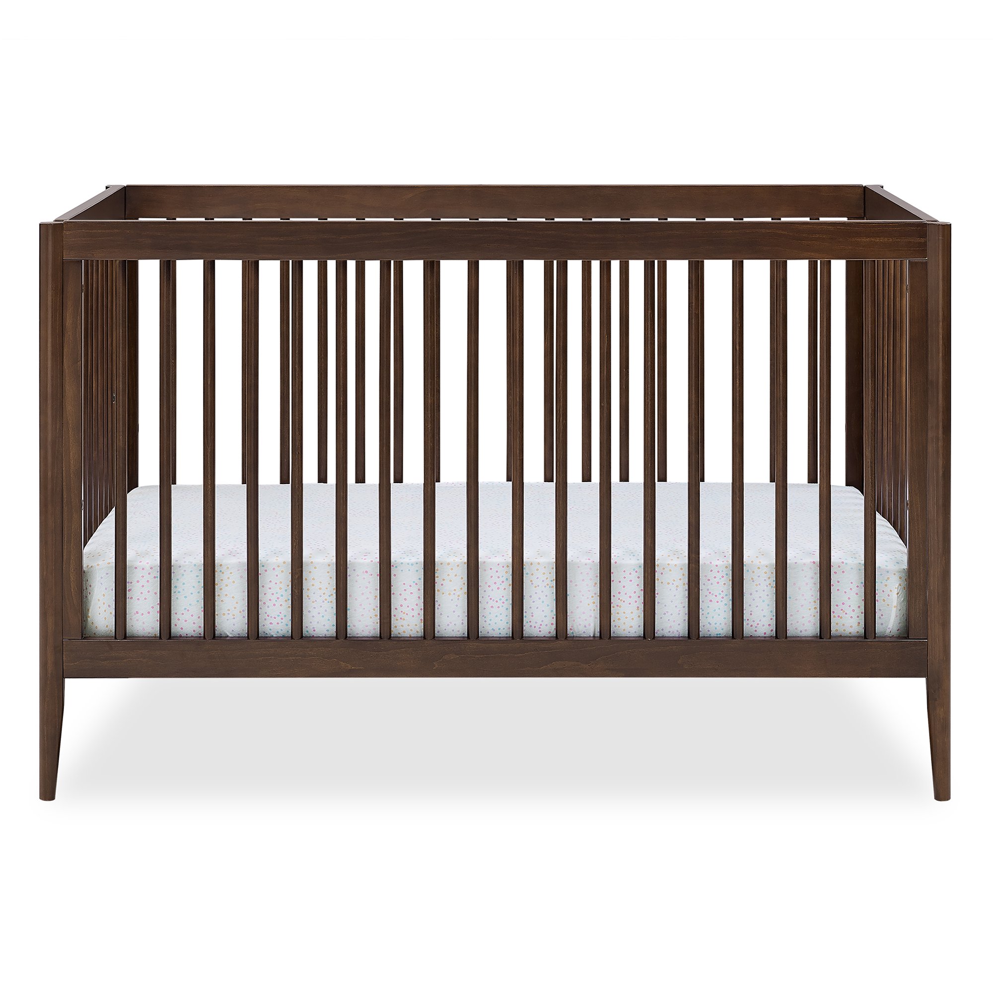 Delta Children Casey 6-In-1 Convertible Crib. Greenguard Gold Certified. Walnut Espresso