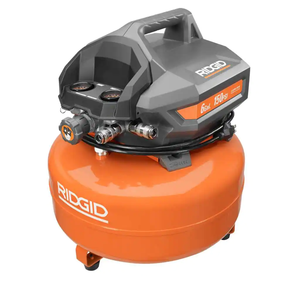 Ridgid 6 Gal. Portable Electric Pancake Air Compressor