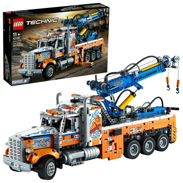 Lego Technic Heavy-Duty Tow Truck 42128 Building Toy Packed with Authentic Features (2.017 Pieces)