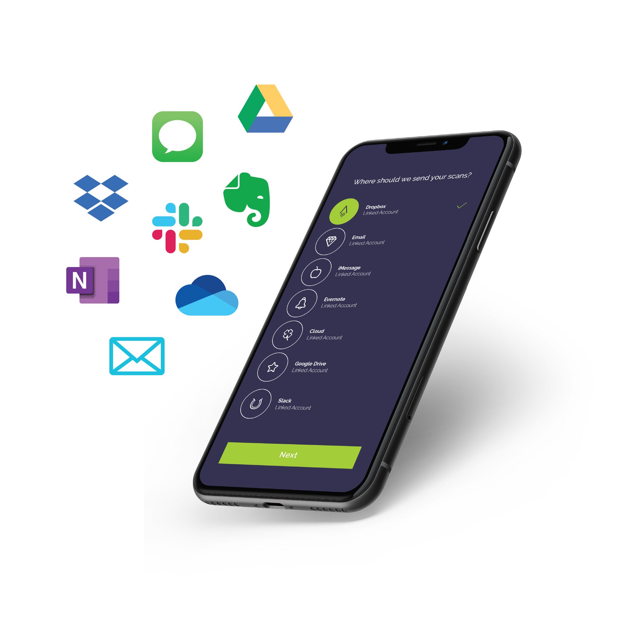 Rocketbook Core Smart Reusable Spiral Notebook. Black. 8.5″ x 11″. Dot-Grid