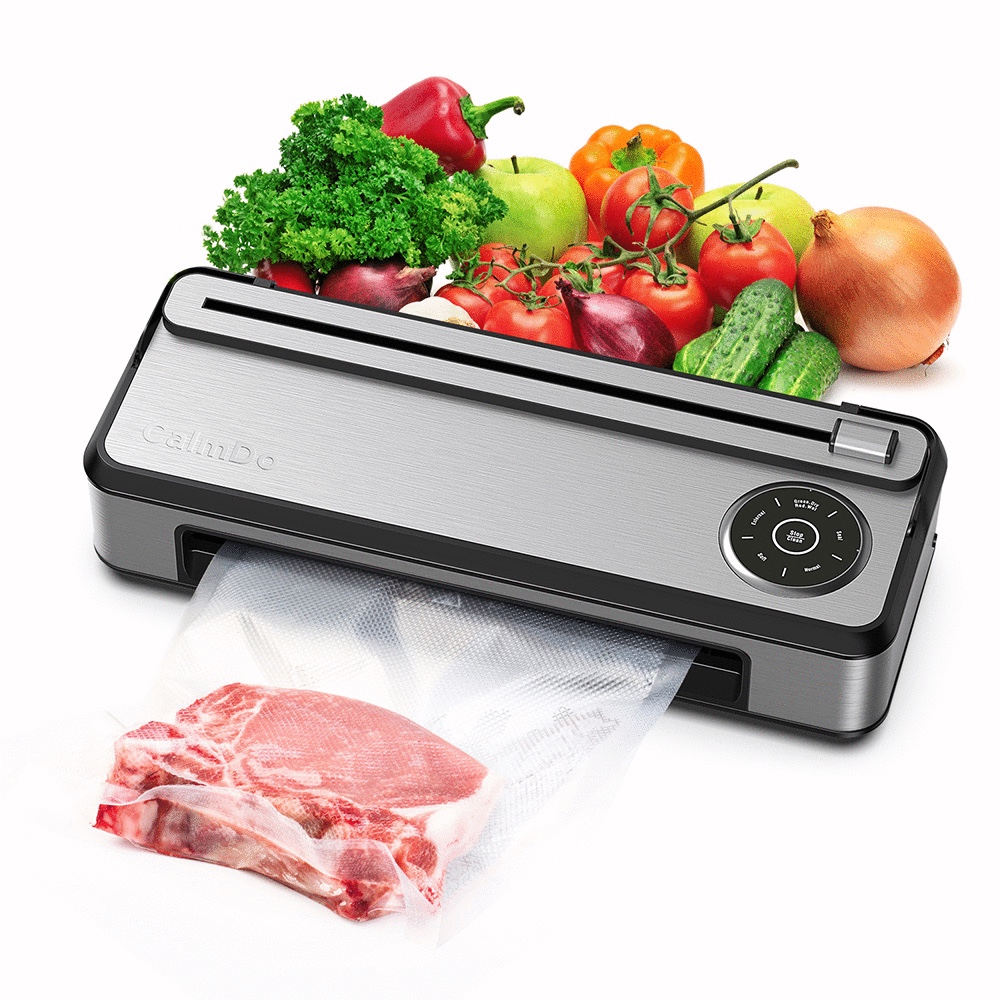 CalmDo Vacuum Sealer Machine. Automatic Food Sealer with A Vacuum Sealer Roll For Food Preservation