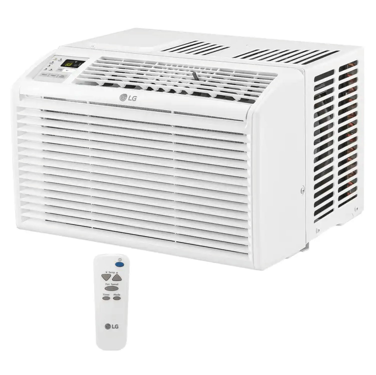 LG Electronics 6.000 BTU 115-Volt Window Air Conditioner LW6017R Cools 250 Sq. Ft. with Remote