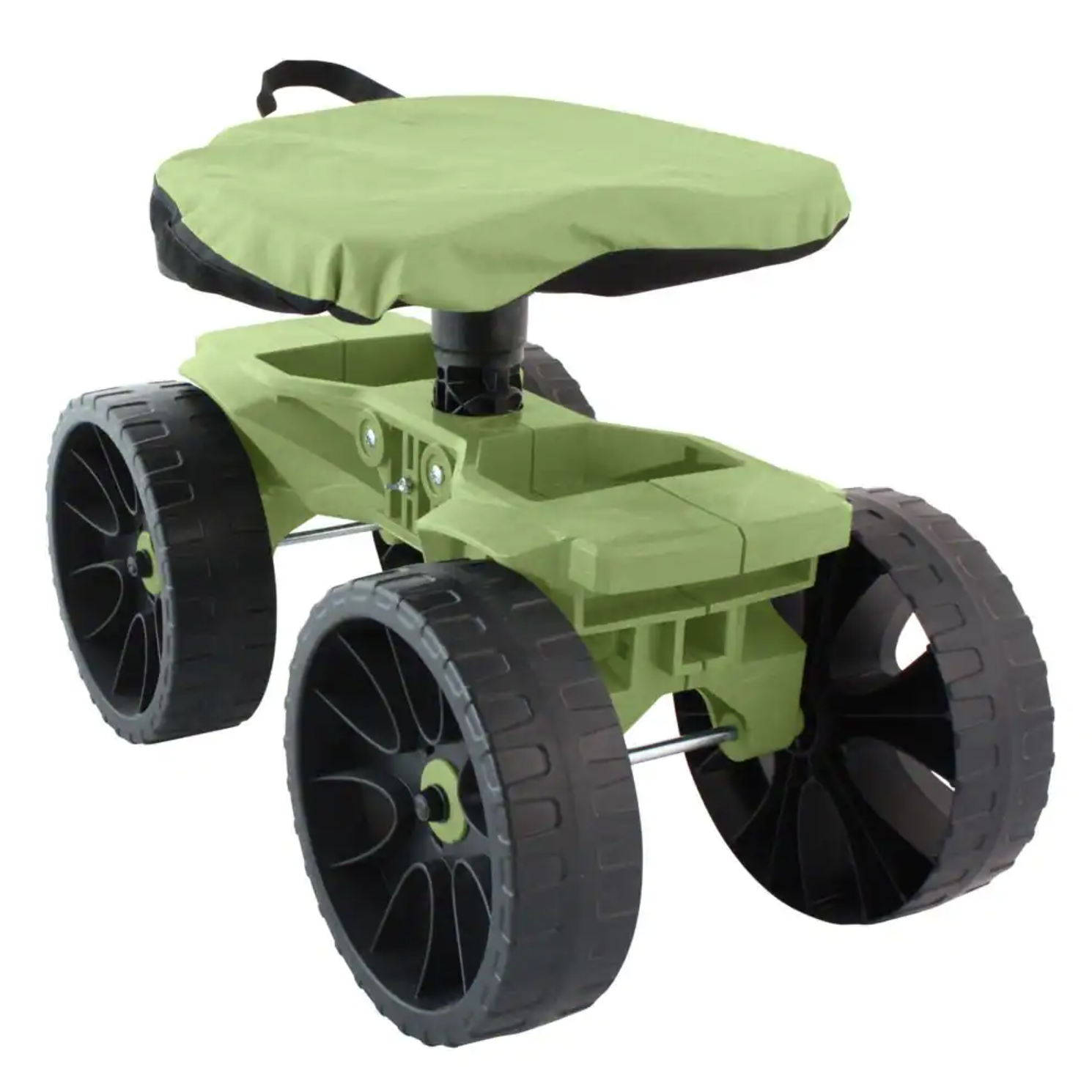 TheXceptional EX520 Wheelie Scoot with Comfort Cushion. Quality Utility Work Stool with Height Adjustable Seat