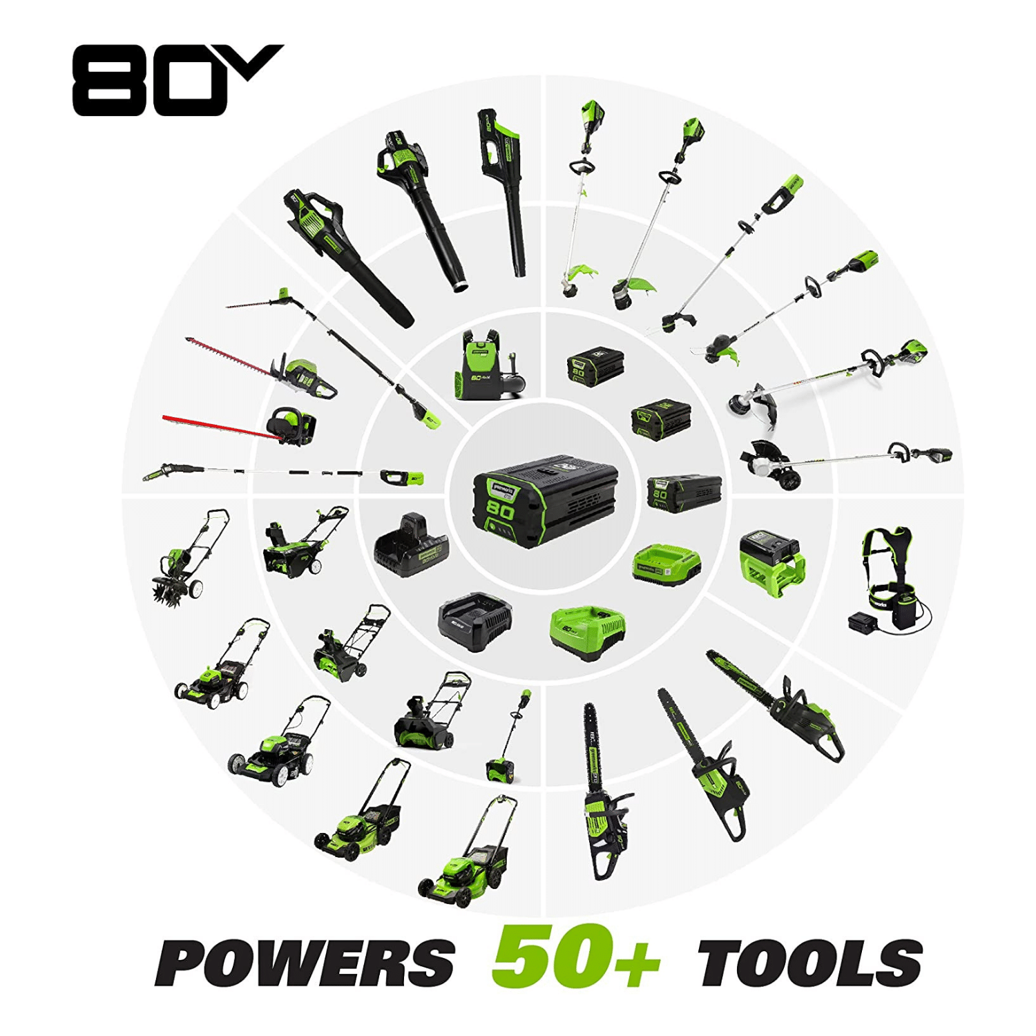 Greenworks Pro 80V 2Ah Lithium Ion Battery GBA80200