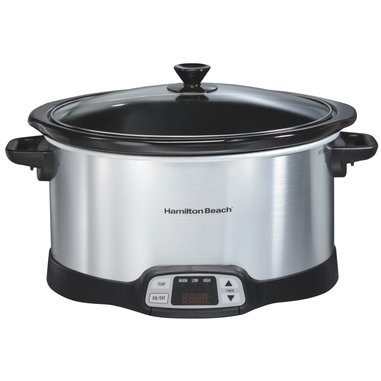 Hamilton Beach 8 Qt. Programmable Stainless Steel Slow Cooker With Built-In Timer