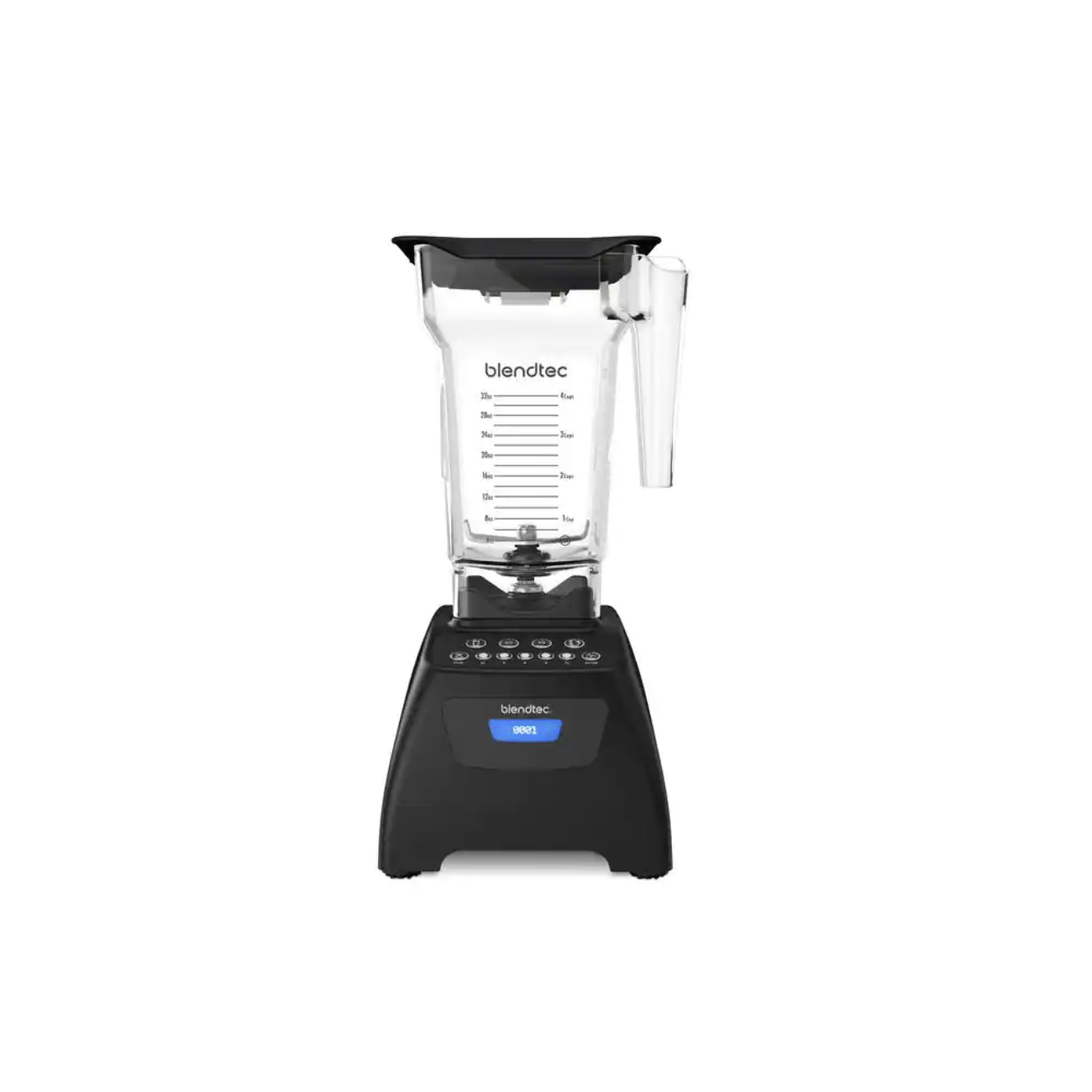 Blendtec Classic 575 32 oz. 5-Speed Black Blender with FourSide Blender Jar