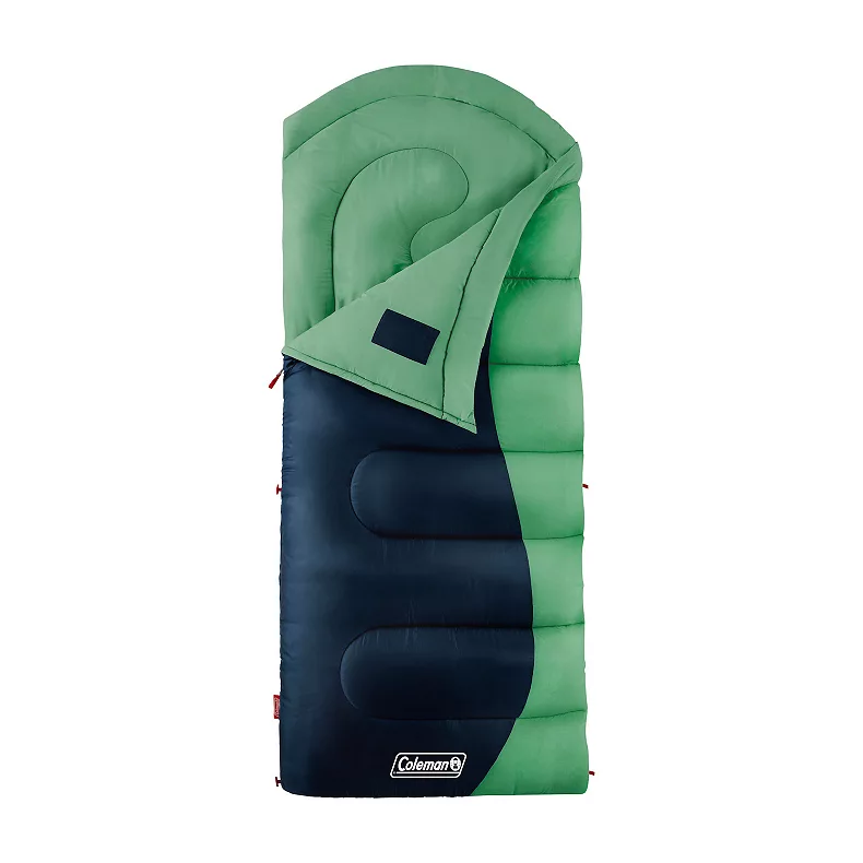 Coleman Montauk 40 F Big & Tall Sleeping Bag. Green