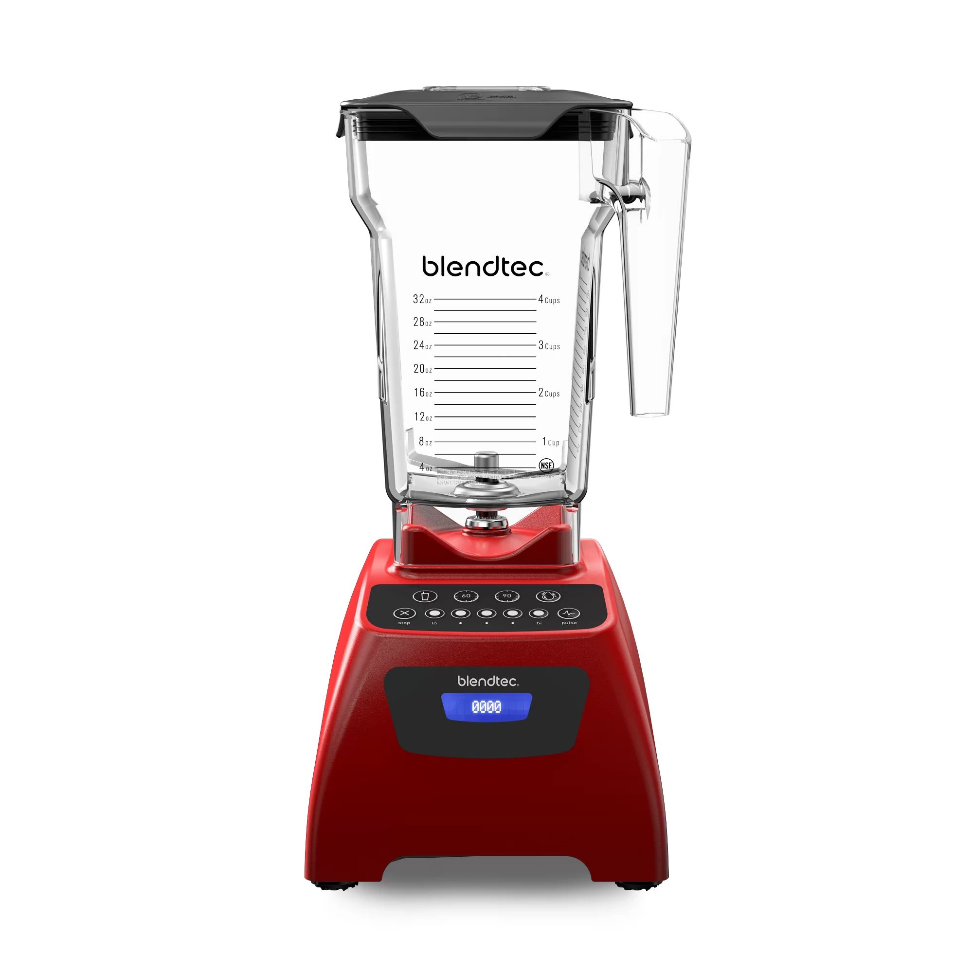 Blendtec Poppy Red Classic Countertop Blender