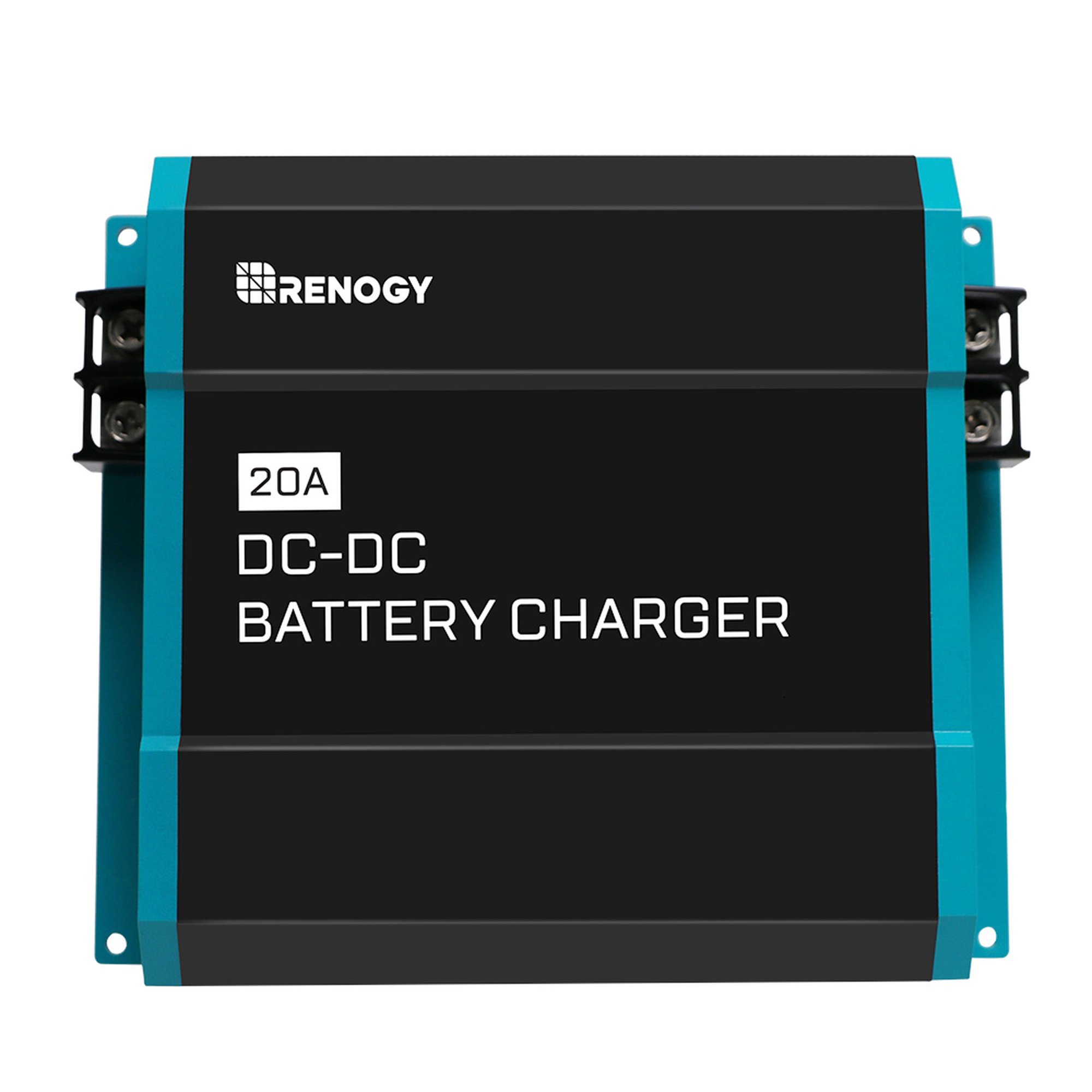 Renogy 12V 20A DC to DC On-Board Battery Charger for Flooded. Gel. AGM. and Lithium. Using Multi-Stage Charging. 20A