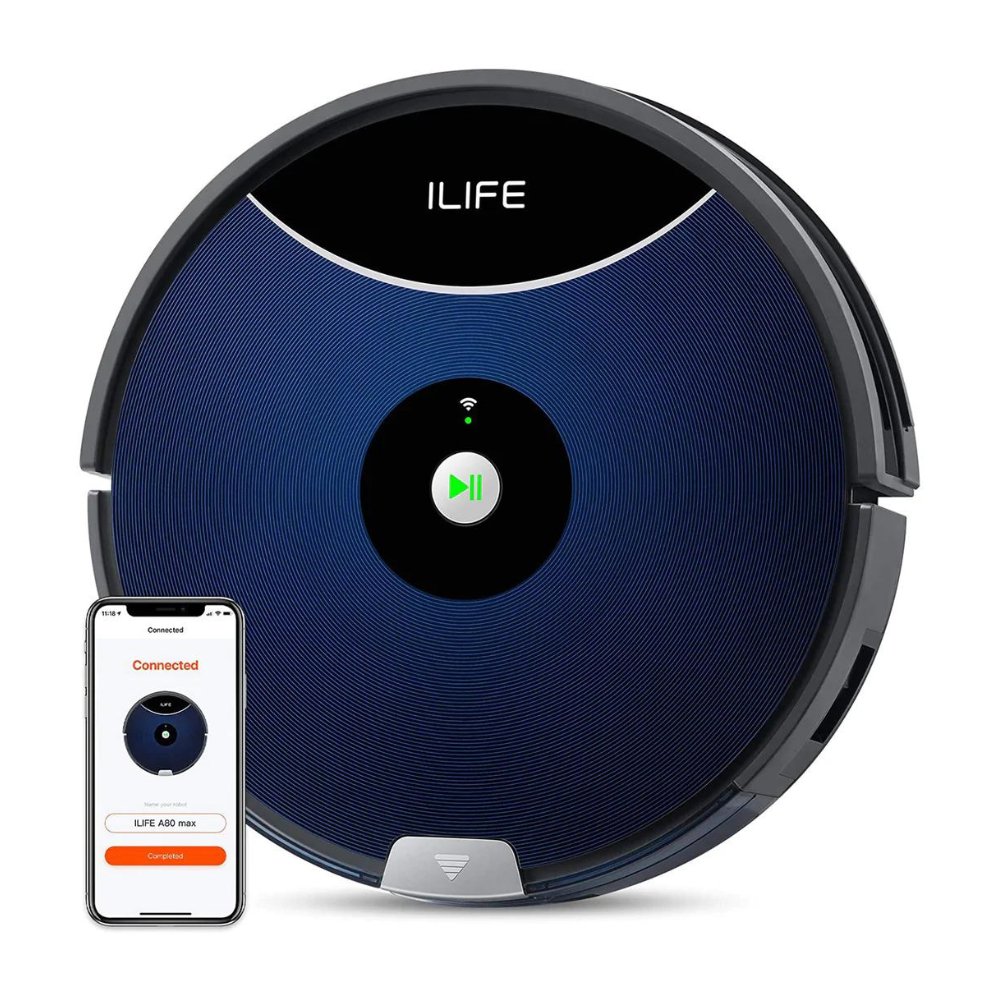 Ilife A80 Max Robot Autonomous Floor Vacuum with Alexa and App Compatibility