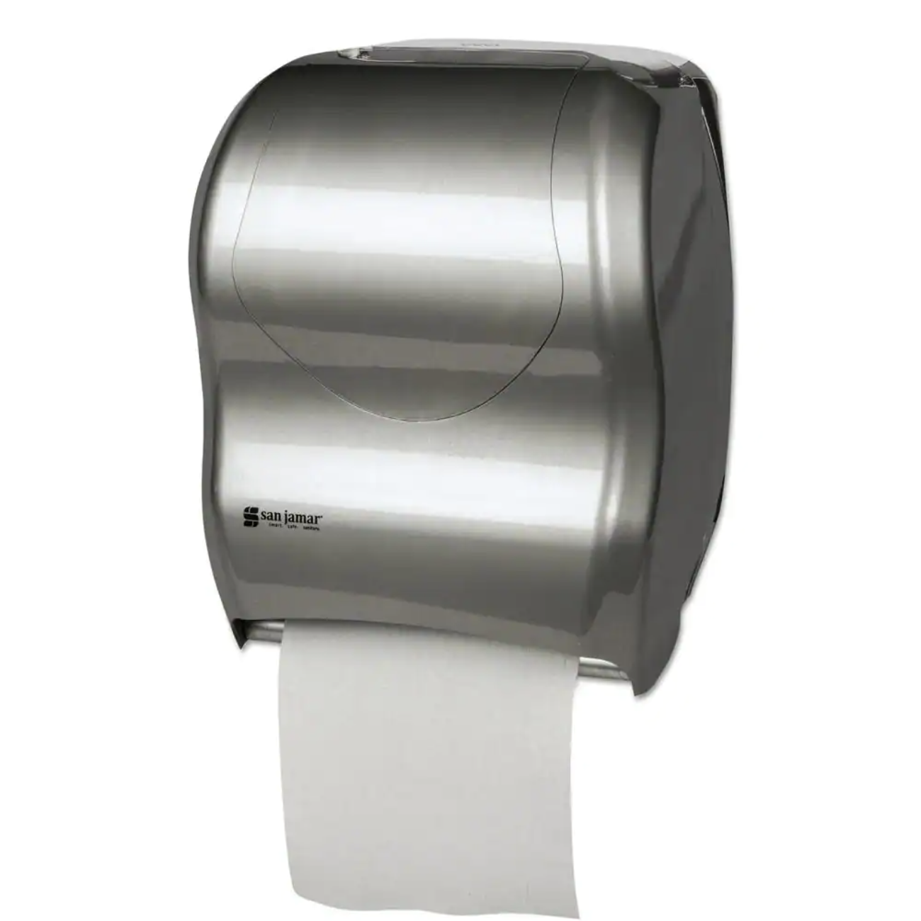 San Jamar Silver Tear-N-Dry Touchless Roll Paper Towel Dispenser