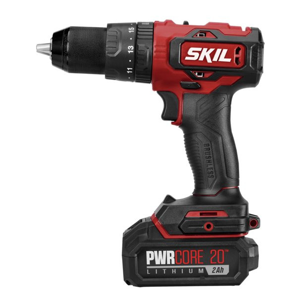 Skil PWR Core 20 Brushless 20-Volt 1/2 In. Hammer Drill Kit