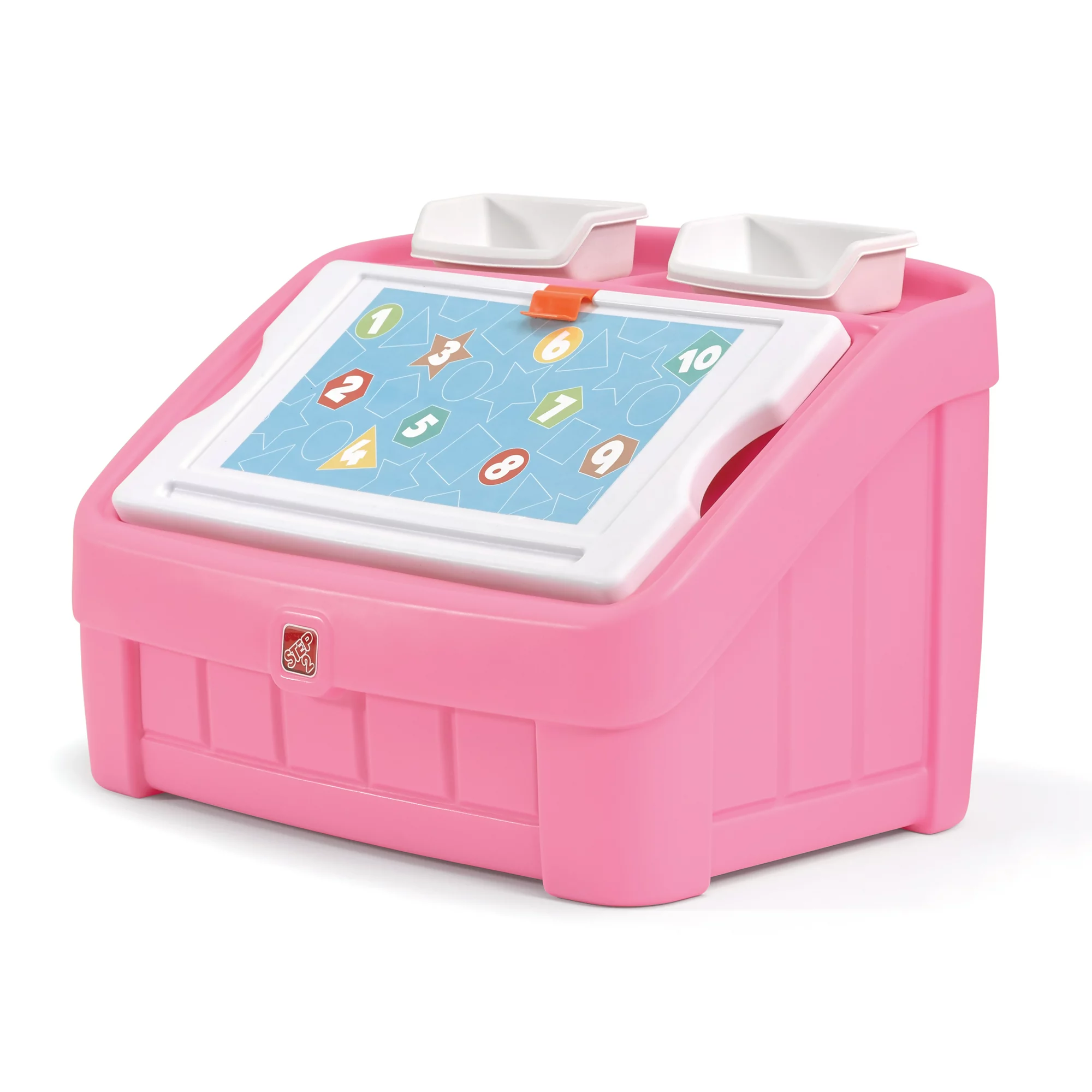 Step2 2-in-1 Kids Toy Box and Art Lid. Pink